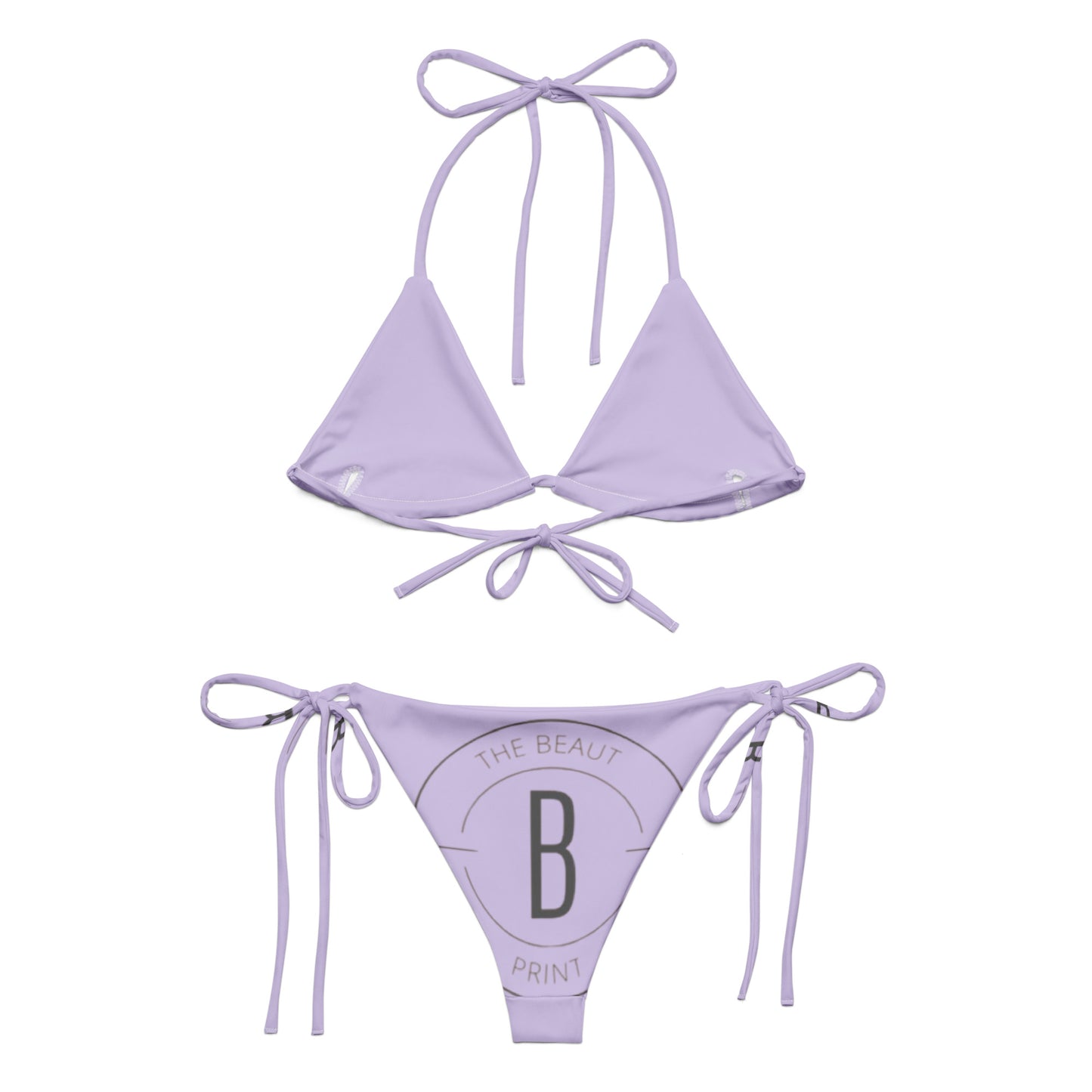 The Beaut Print Big logo bikini